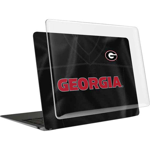 University of Georgia Black Jersey MacBook Air 15in (2023-2025) Case plus Skin
